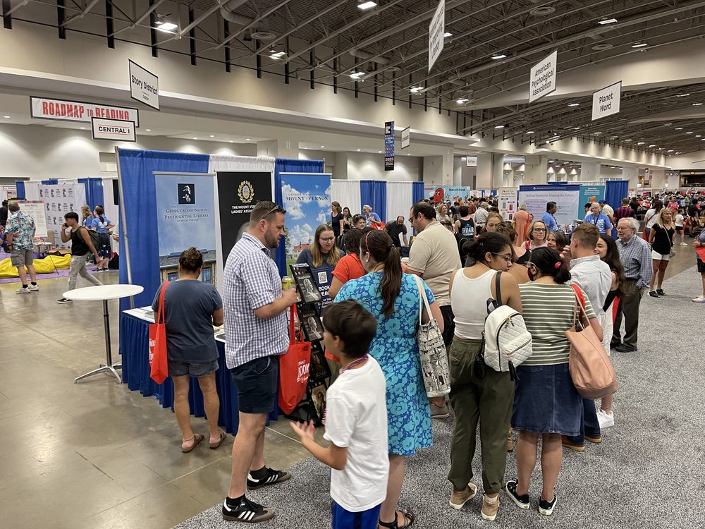 Mount Vernon's booth at the Library of Congress National Book Festival - 2023