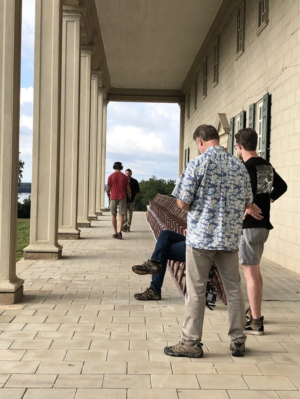 Drive Thru History filming at Mount Vernon - 2020