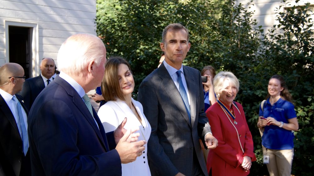 King Felipe VI and Queen Letizia of Spain at Mount Vernon - September 2015