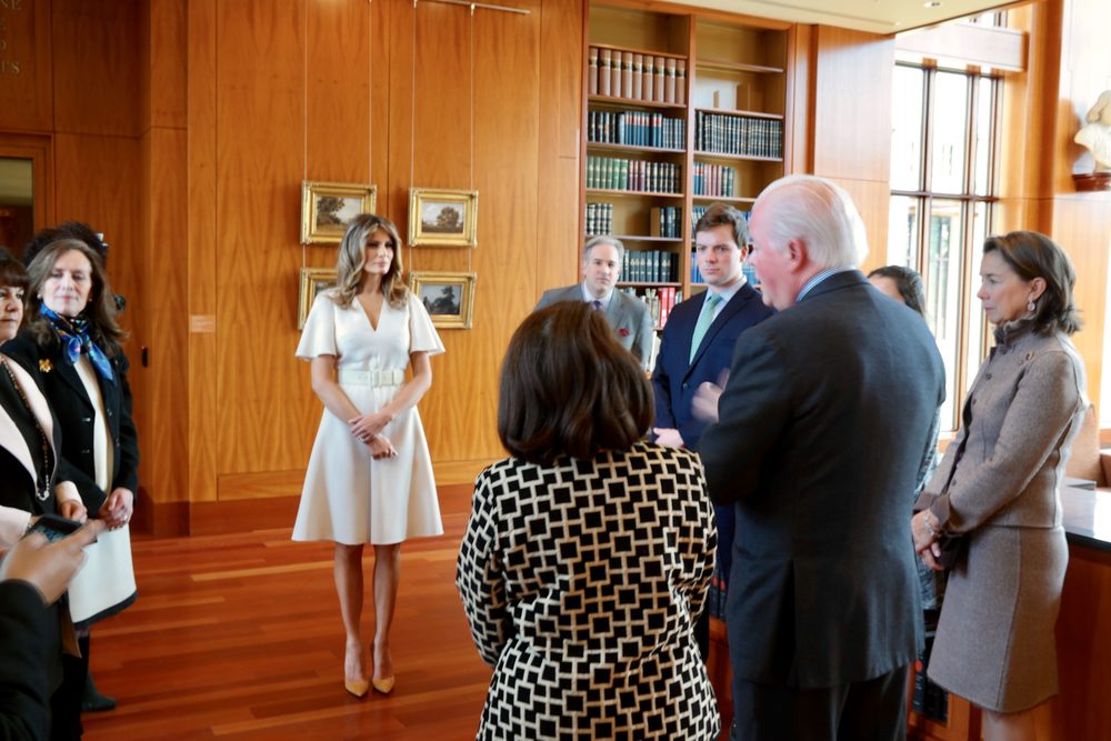 First Lady Melania Trump at Mount Vernon - 2017