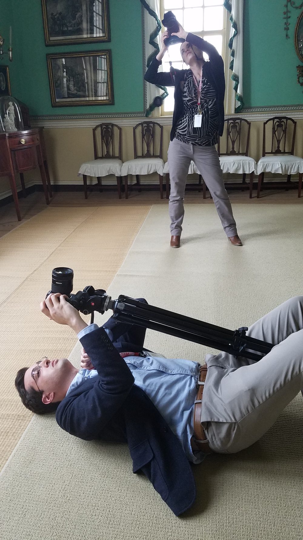Behind the scenes - Mount Vernon film & video production