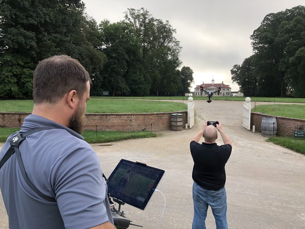 Behind the scenes - Mount Vernon film & video production