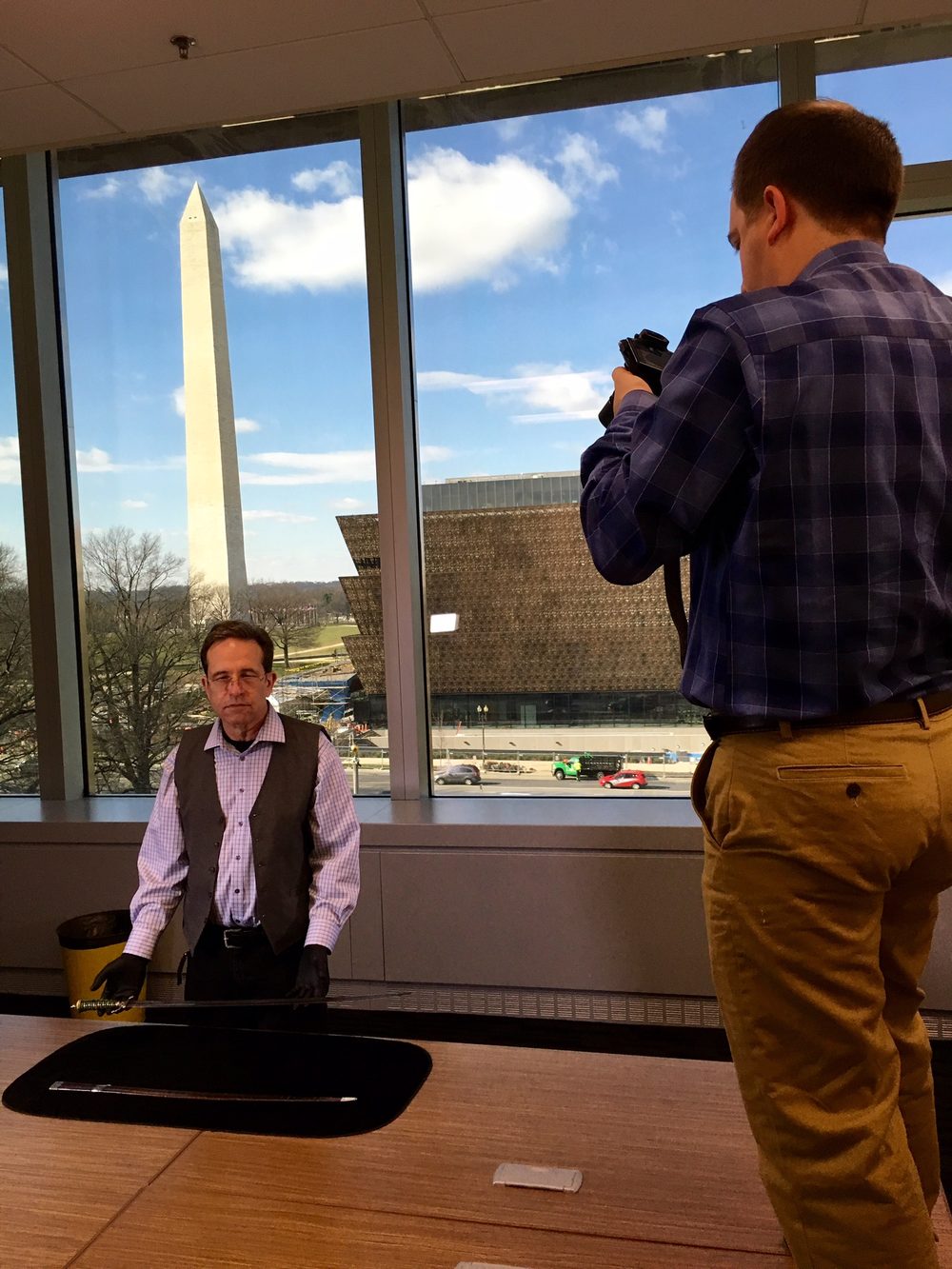Behind the scenes - Mount Vernon film & video production