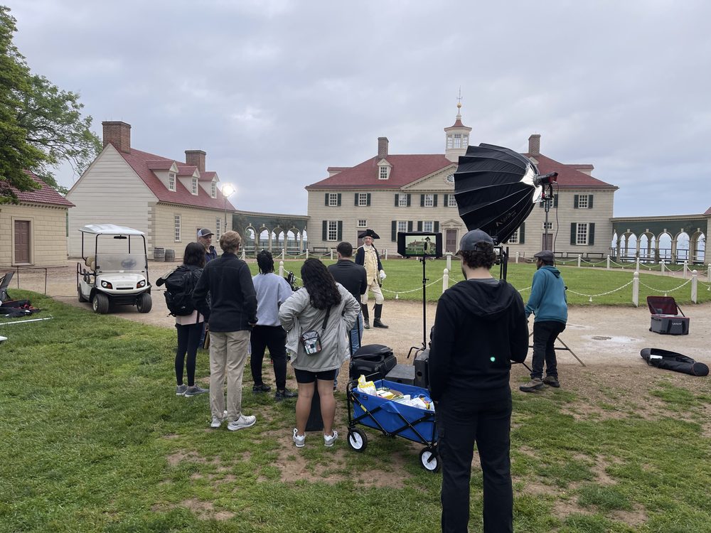 Behind the scenes - Mount Vernon film & video production