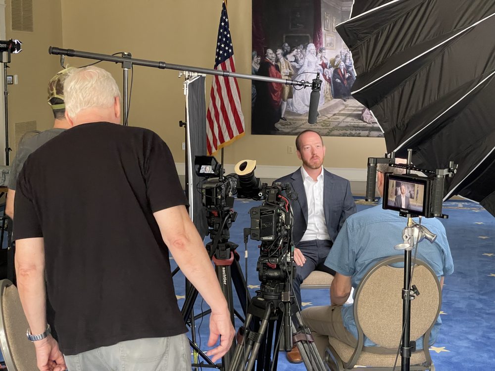 Behind the scenes - Mount Vernon film & video production