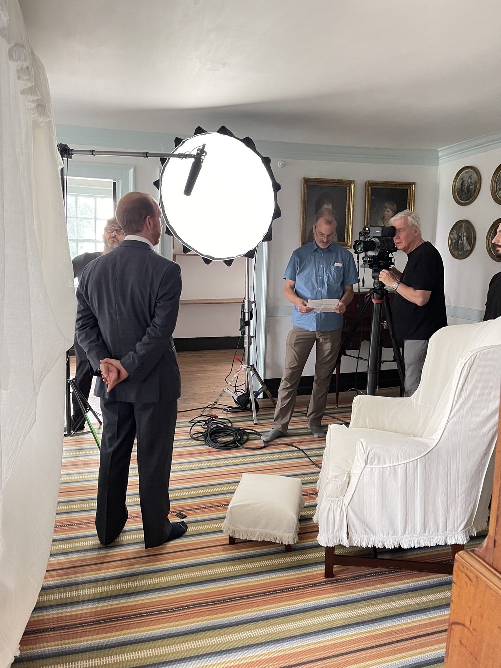 Behind the scenes - Mount Vernon film & video production