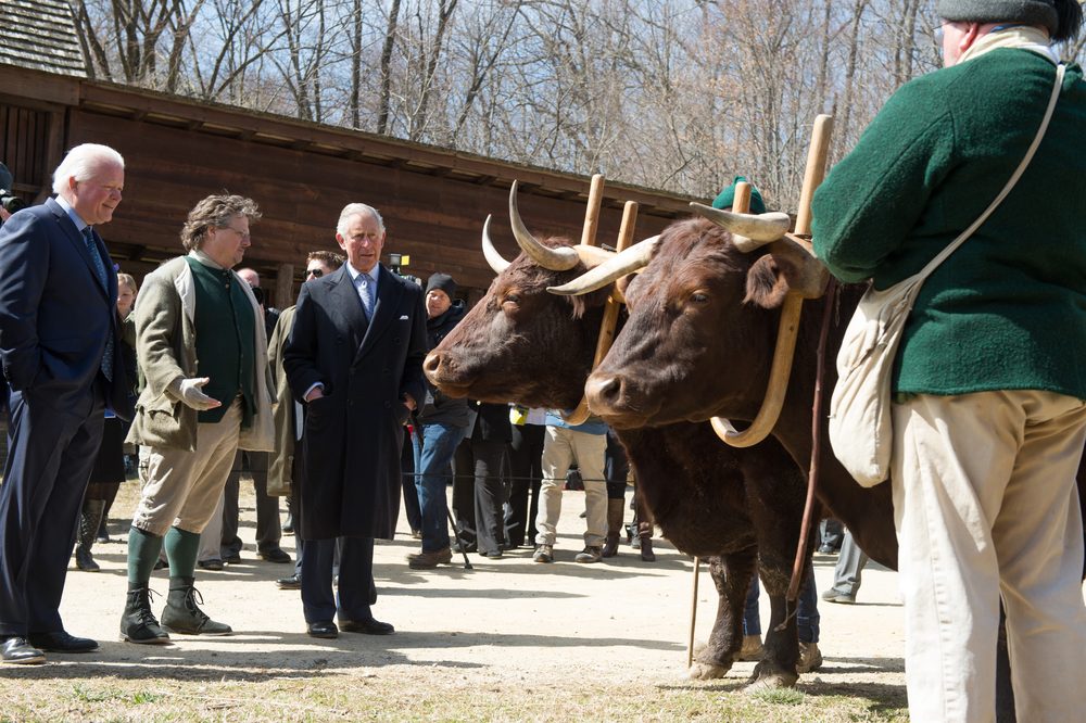 Prince Charles tours Mount Vernon - March 2015