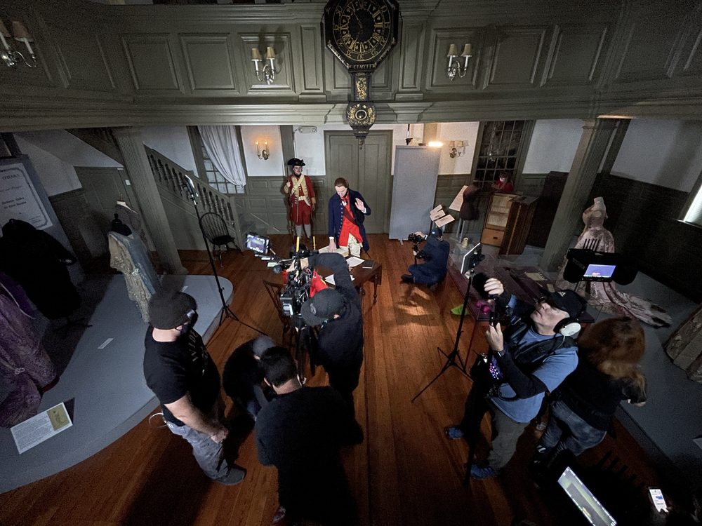 George Washington and the Pursuit of Religious Freedom - on set & premiere, Newport, RI (2021-2022)