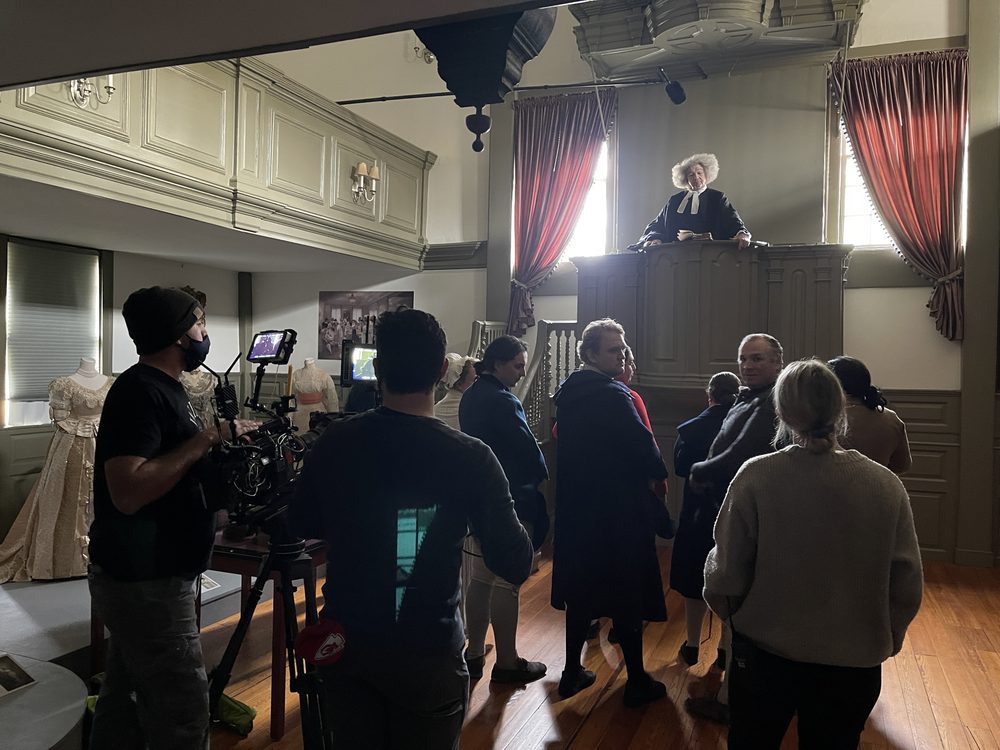 George Washington and the Pursuit of Religious Freedom - on set & premiere, Newport, RI (2021-2022)