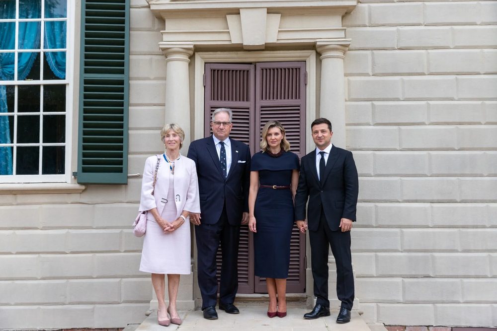 President Volodymyr Zelensky of Ukraine at Mount Vernon - 2021