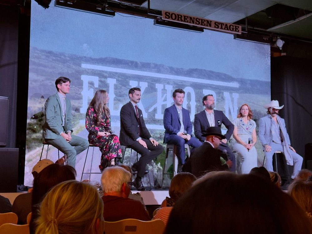 At the Elkhorn world premiere - Medora, North Dakota