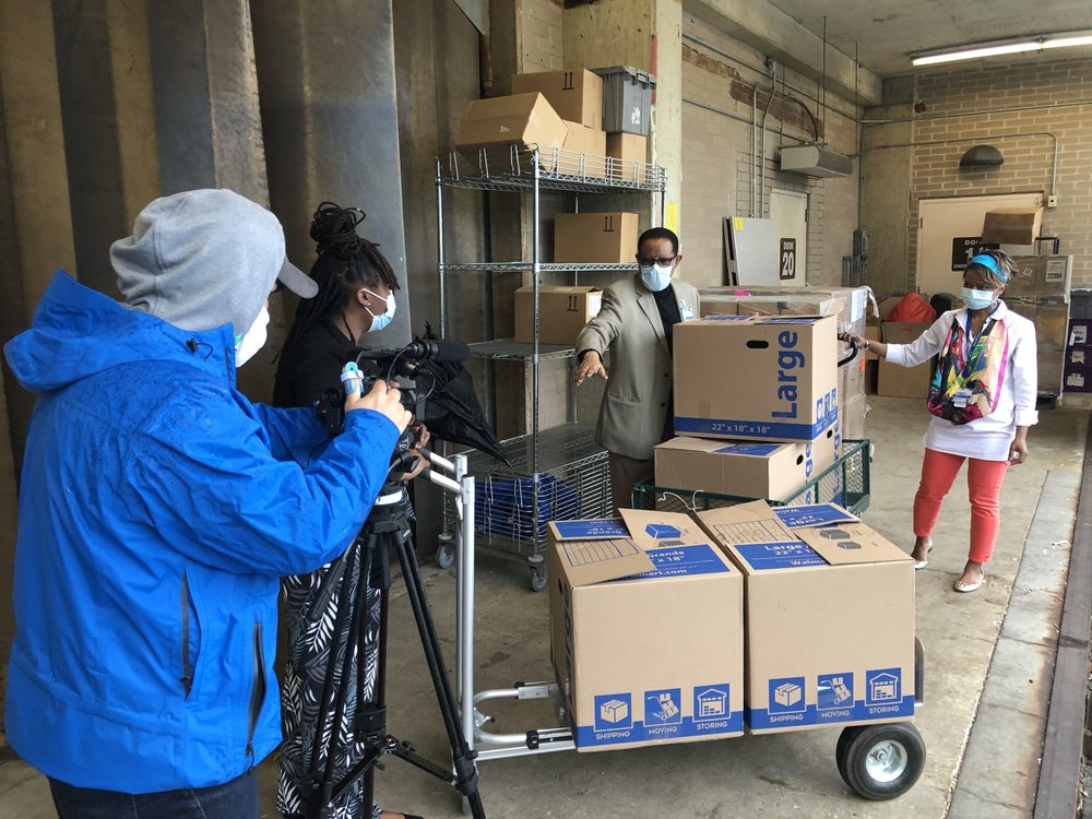 Producing video during the pandemic at Mount Vernon