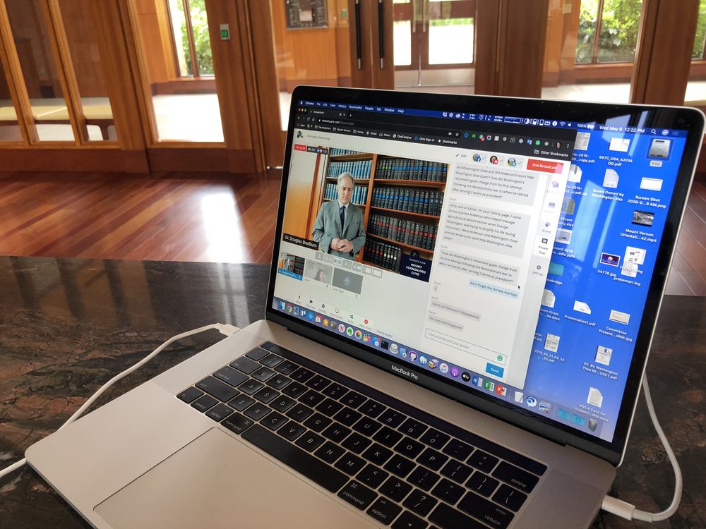 Producing video during the pandemic at Mount Vernon