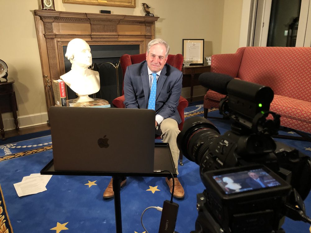 Producing video during the pandemic at Mount Vernon