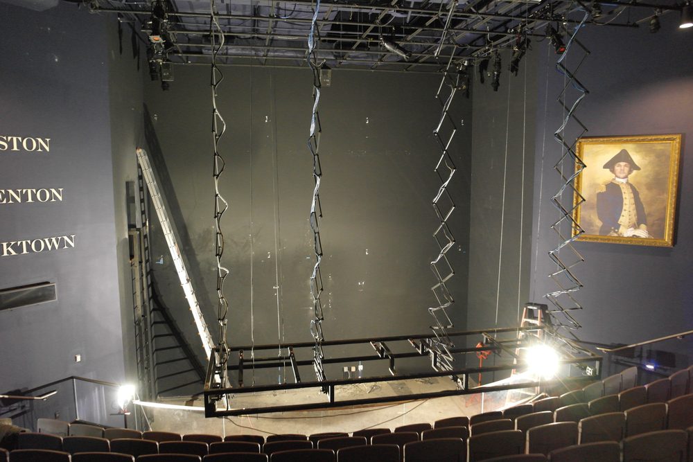 Inside the Revolutionary War 4D Theater