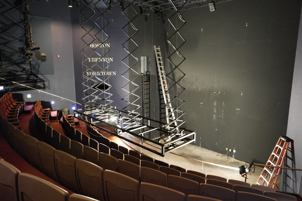 Inside the Revolutionary War 4D Theater