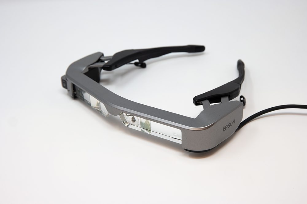Epson Moverio smartglasses closeup