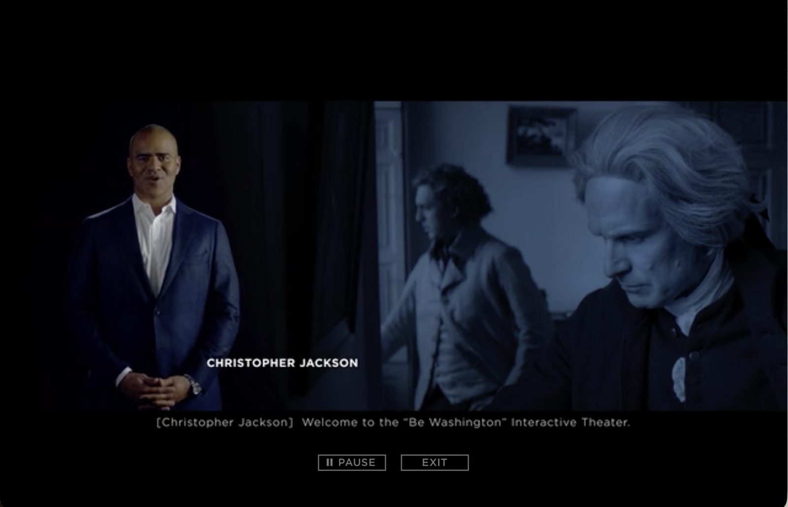 Be Washington scenario screen