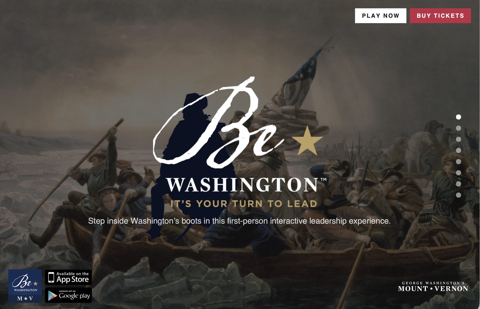Be Washington interactive theater