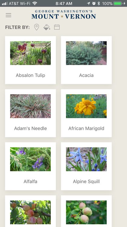 App screen