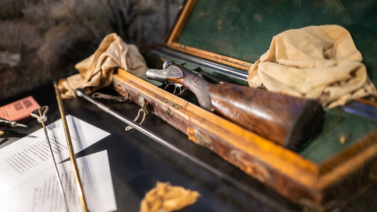 Detail of an artifact from the Theodore Roosevelt Presidential Library collection